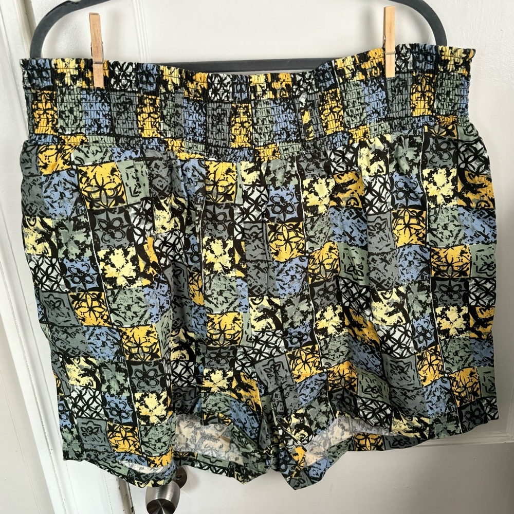 Lucy & Yak Patterned Adele Shorts
